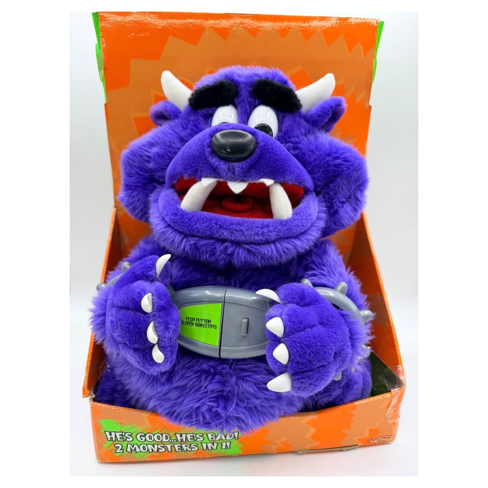 Vintage Spin Master Don't Free Freddy Interactive Monster Plush 2001 Toy Rare